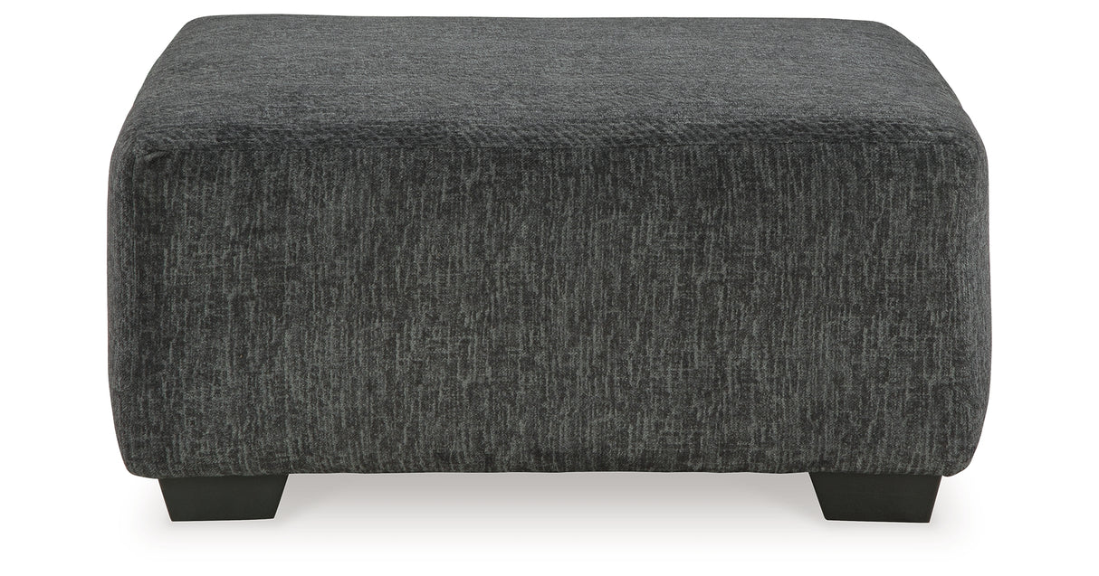 Biddeford 2-Piece Sectional with Ottoman in Shadow from Ashley Furniture - Luna Furniture