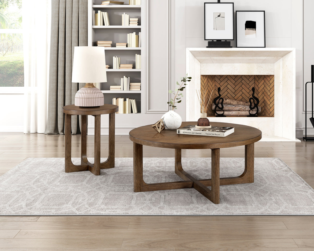3558-04RD End Table from Homelegance - Luna Furniture