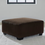 Kimlee Chocolate Oversized Accent Ottoman from Ashley - Luna Furniture