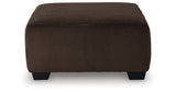 Kimlee Chocolate Oversized Accent Ottoman from Ashley Furniture - Luna Furniture
