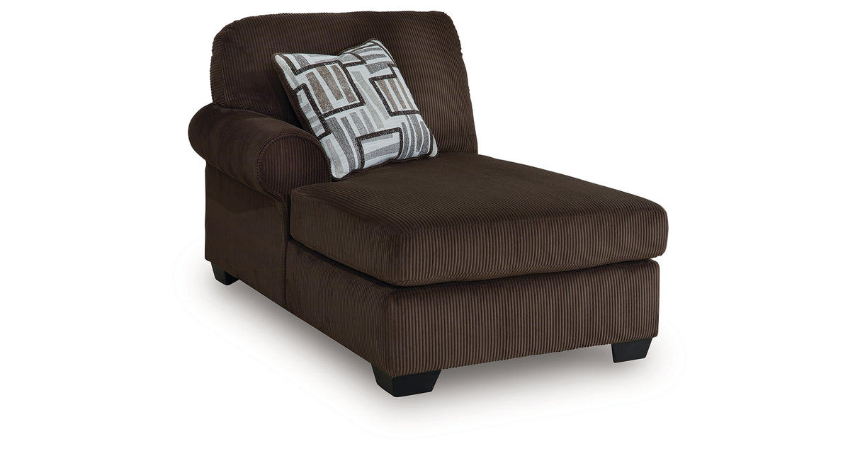 Kimlee 3-Piece Sectional and Ottoman from Ashley Furniture - Luna Furniture