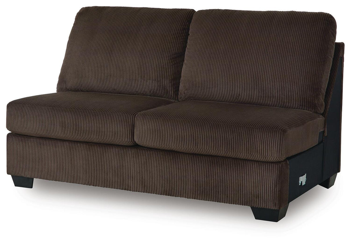 Kimlee 3-Piece Sectional and Ottoman from Ashley Furniture - Luna Furniture