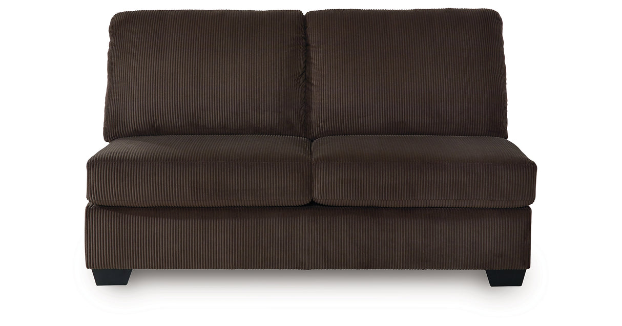 Kimlee 3-Piece Sectional and Ottoman from Ashley Furniture - Luna Furniture