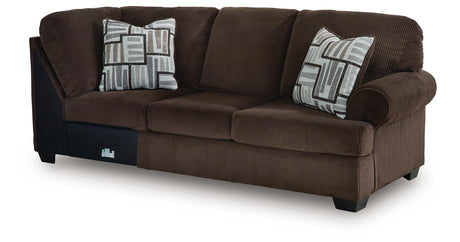 Kimlee 3-Piece Sectional and Ottoman from Ashley Furniture - Luna Furniture