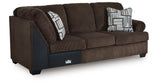 Kimlee 3-Piece Sectional and Ottoman from Ashley Furniture - Luna Furniture