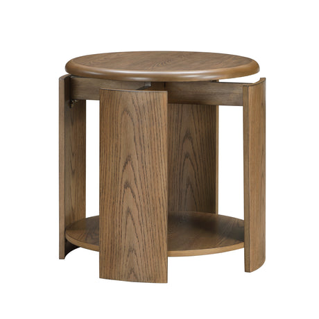 Ellis Brown Cocktail Table with Swivel Top from Homelegance - Luna Furniture