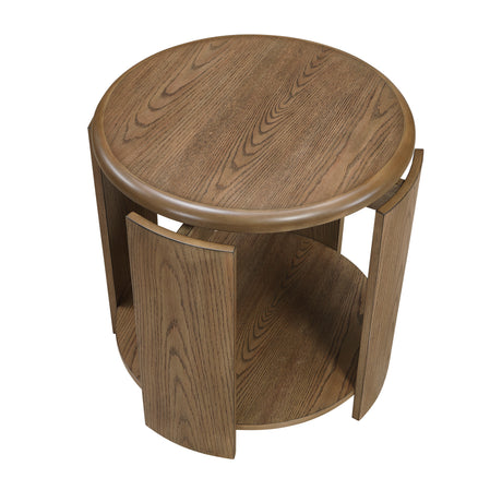 Ellis Brown Cocktail Table with Swivel Top from Homelegance - Luna Furniture