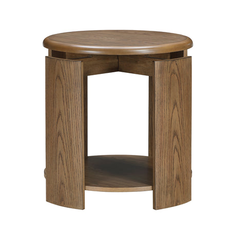 Ellis Brown End Table from Homelegance - Luna Furniture