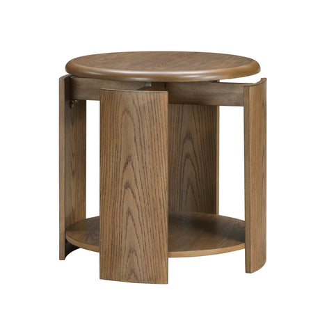 Ellis Brown End Table from Homelegance - Luna Furniture