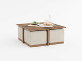 Sienna Brown/Light Gray Coctail Table from Homelegance - Luna Furniture