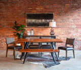 Kennedy 54" Bench in Walnut from Home Trends & Design - Luna Furniture