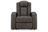 Fyne-Dyme Shadow Power Reclining Sofa, Loveseat and Recliner from Ashley - Luna Furniture