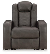 Fyne-Dyme Shadow Power Reclining Sofa, Loveseat and Recliner from Ashley Furniture - Luna Furniture