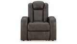 Fyne-Dyme Shadow Power Recliner from Ashley - Luna Furniture