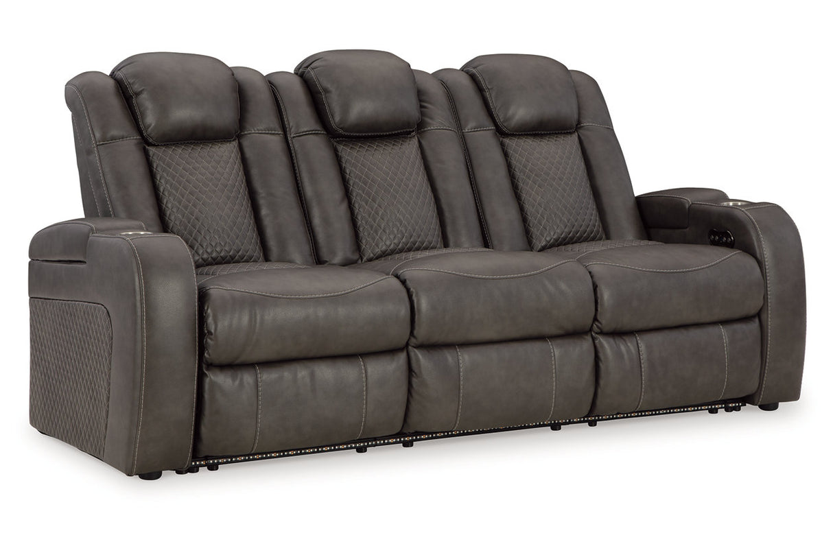 Fyne-Dyme Shadow Power Reclining Sofa, Loveseat and Recliner from Ashley - Luna Furniture