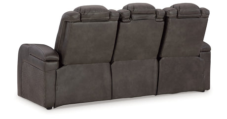Fyne-Dyme Shadow Power Reclining Sofa, Loveseat and Recliner from Ashley Furniture - Luna Furniture