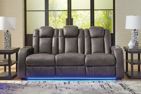 Fyne-Dyme Shadow Power Reclining Sofa, Loveseat and Recliner from Ashley Furniture - Luna Furniture