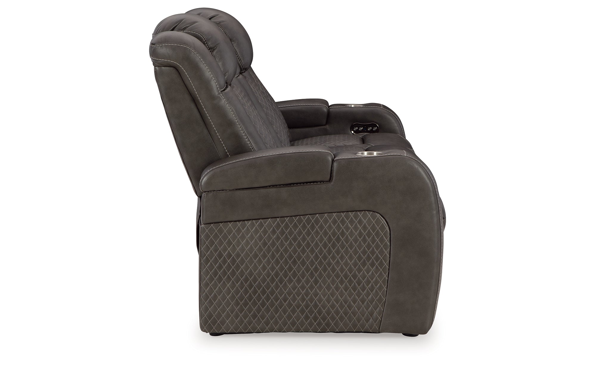 Fyne-Dyme Shadow Power Reclining Sofa - Luna Furniture