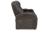 Fyne-Dyme Shadow Power Reclining Sofa, Loveseat and Recliner from Ashley - Luna Furniture