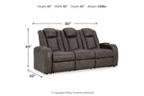 Fyne-Dyme Shadow Power Reclining Sofa, Loveseat and Recliner from Ashley - Luna Furniture