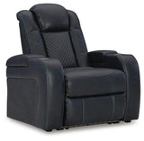 Fyne-Dyme Sapphire Power Reclining Sofa, Loveseat and Recliner from Ashley Furniture - Luna Furniture