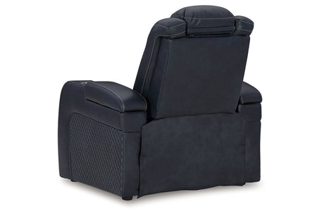 Fyne-Dyme Sapphire Power Reclining Sofa, Loveseat and Recliner from Ashley - Luna Furniture