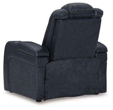 Fyne-Dyme Sapphire Power Reclining Sofa, Loveseat and Recliner from Ashley Furniture - Luna Furniture
