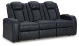 Fyne-Dyme Sapphire Power Reclining Sofa, Loveseat and Recliner from Ashley Furniture - Luna Furniture