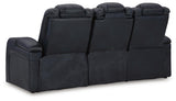 Fyne-Dyme Sapphire Power Reclining Sofa, Loveseat and Recliner from Ashley Furniture - Luna Furniture