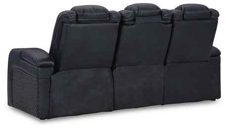 Fyne-Dyme Sapphire Power Reclining Sofa, Loveseat and Recliner from Ashley Furniture - Luna Furniture