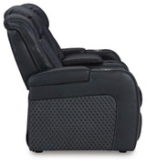 Fyne-Dyme Sapphire Power Reclining Sofa, Loveseat and Recliner from Ashley Furniture - Luna Furniture