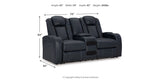 Fyne-Dyme Sofa, Loveseat and Recliner in Sapphire from Ashley Furniture - Luna Furniture