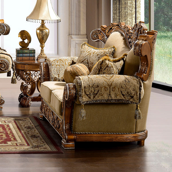 HD-369 Medium Golden Tan Loveseat