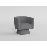 Candace Taupe Velvet Swivel Accent Chair from Homelegance - Luna Furniture