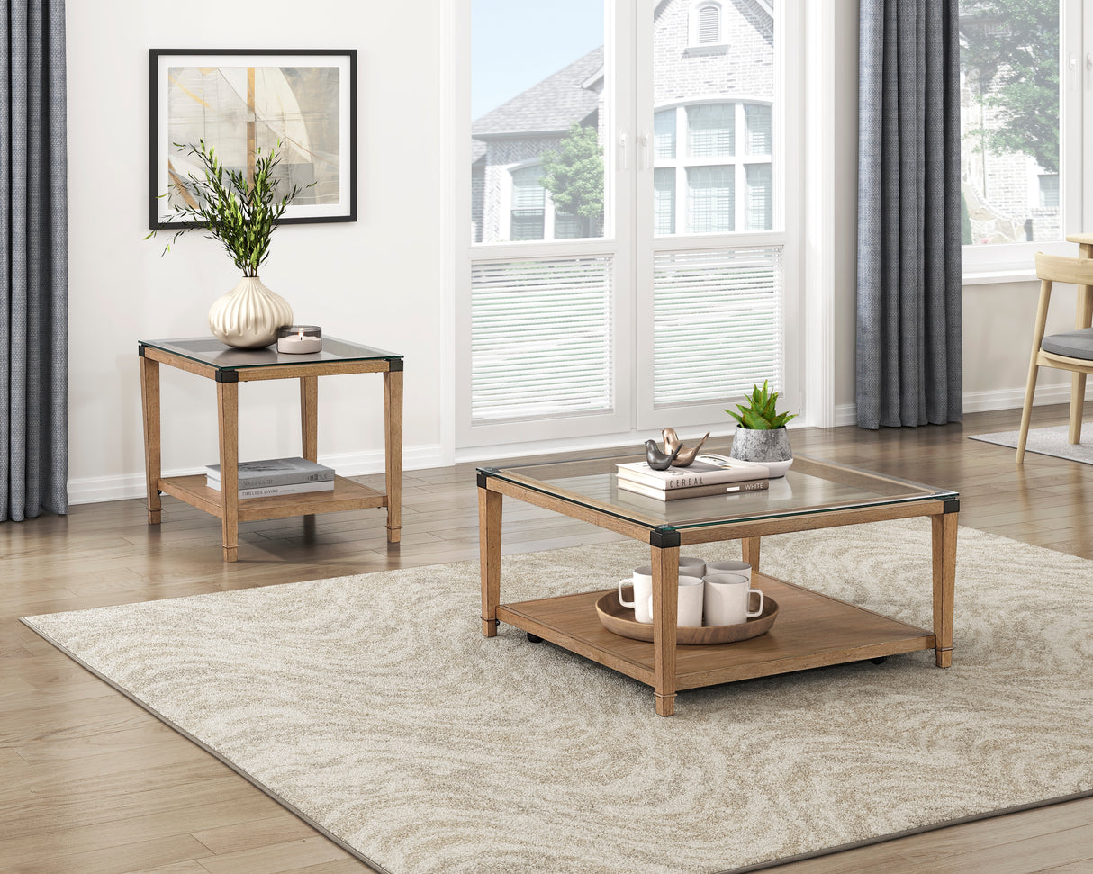 Riverton Brown 2- Piece Occasional Set from Homelegance - Luna Furniture