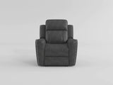 Kellen Smoky Gray Reclining Chair from Homelegance - Luna Furniture