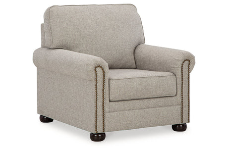 Gaelon Dune Chair and Ottoman from Ashley - Luna Furniture