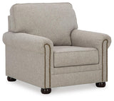 Gaelon Dune Chair and Ottoman from Ashley Furniture - Luna Furniture
