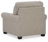 Gaelon Chair and Ottoman in Dune from Ashley Furniture - Luna Furniture