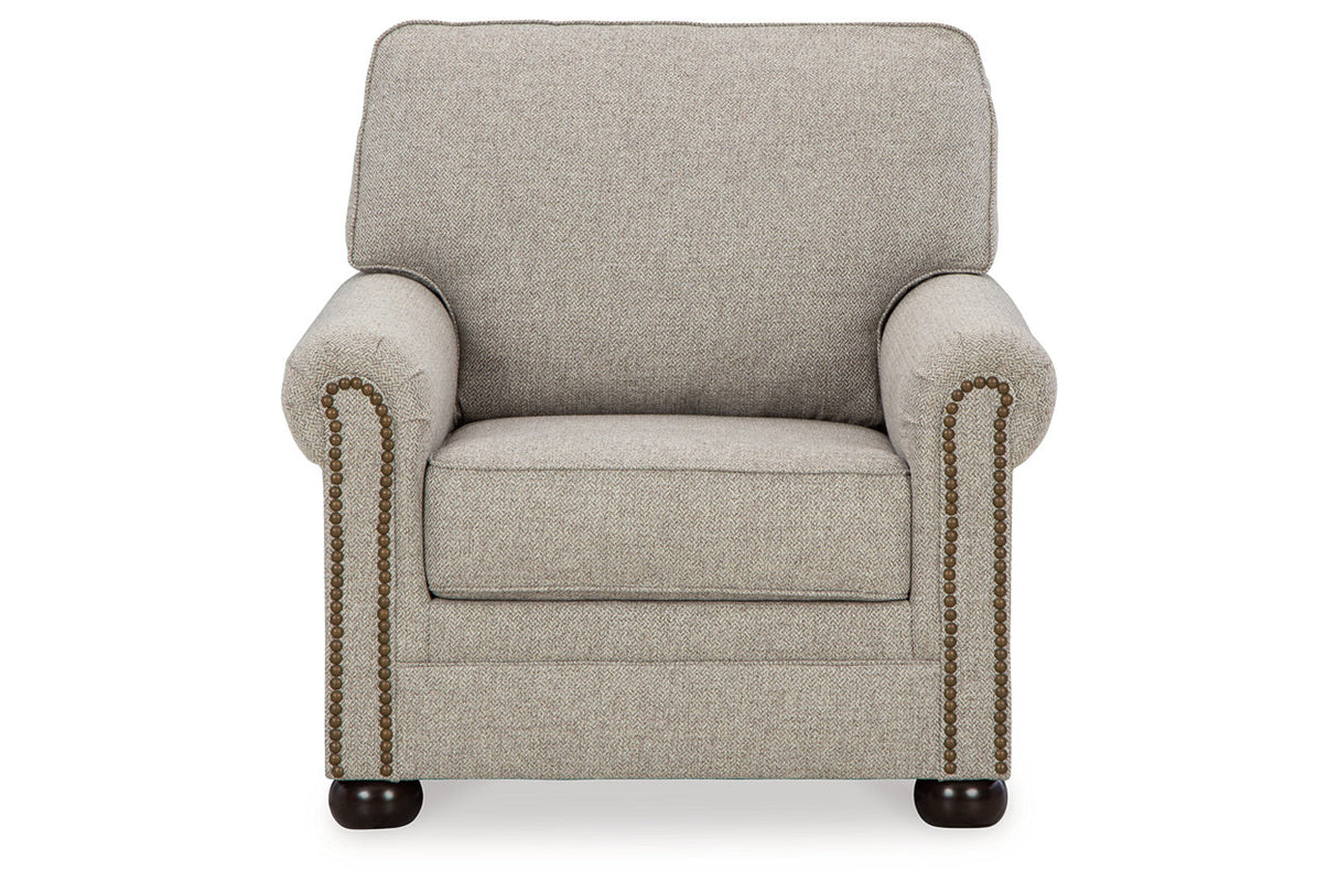 Gaelon Dune Chair and Ottoman from Ashley - Luna Furniture