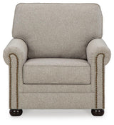 Gaelon Dune Chair and Ottoman from Ashley Furniture - Luna Furniture