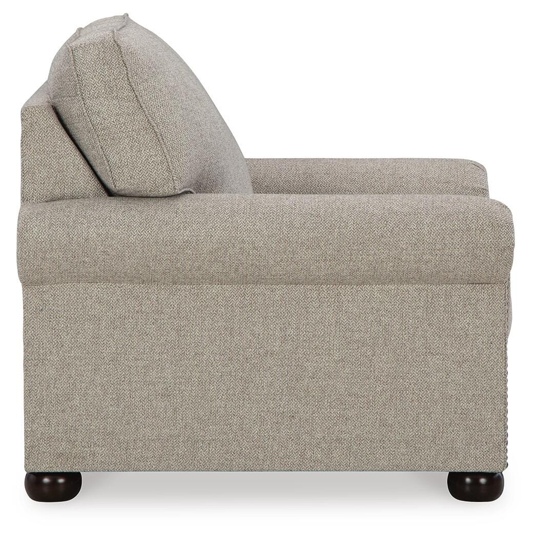 Gaelon Dune Chair and Ottoman from Ashley Furniture - Luna Furniture