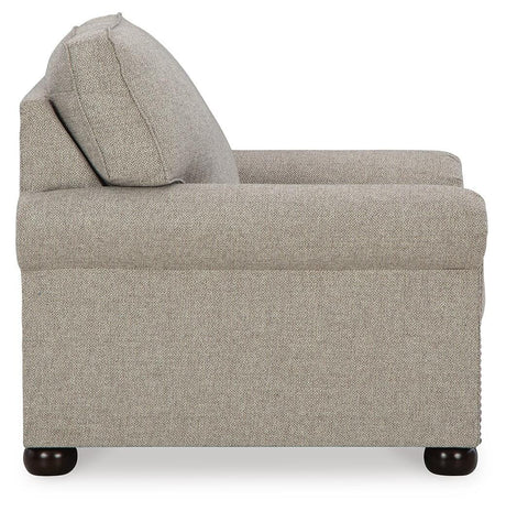 Gaelon Dune Chair and Ottoman from Ashley Furniture - Luna Furniture