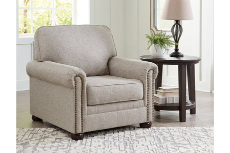 Gaelon Dune Chair and Ottoman from Ashley - Luna Furniture