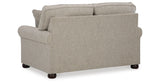 Gaelon Sofa, Loveseat, Chair and Ottoman in Dune from Ashley Furniture - Luna Furniture