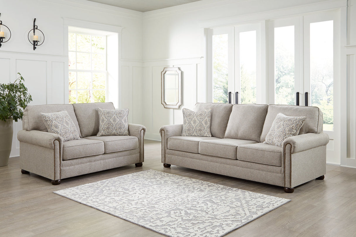 Gaelon Dune Sofa, Loveseat, Chair and Ottoman from Ashley - Luna Furniture