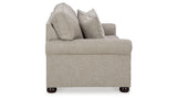 Gaelon Sofa, Loveseat, Chair and Ottoman in Dune from Ashley Furniture - Luna Furniture