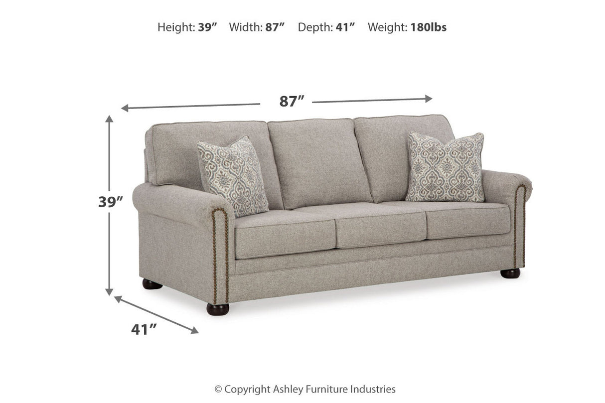 Gaelon Dune Sofa, Loveseat, Chair and Ottoman from Ashley - Luna Furniture