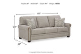 Gaelon Dune Sofa, Loveseat, Chair and Ottoman from Ashley - Luna Furniture