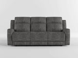 Muncie Brown Double Reclining Sofa from Homelegance - Luna Furniture